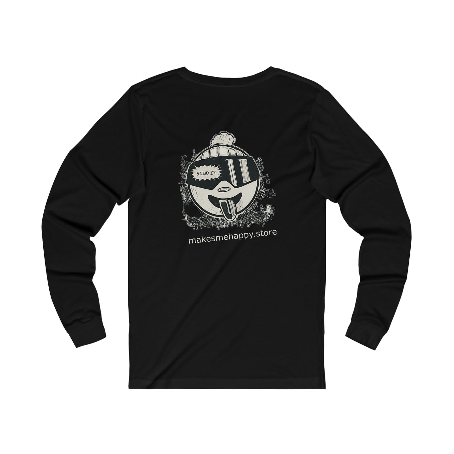 Skiing Long Sleeve B&W