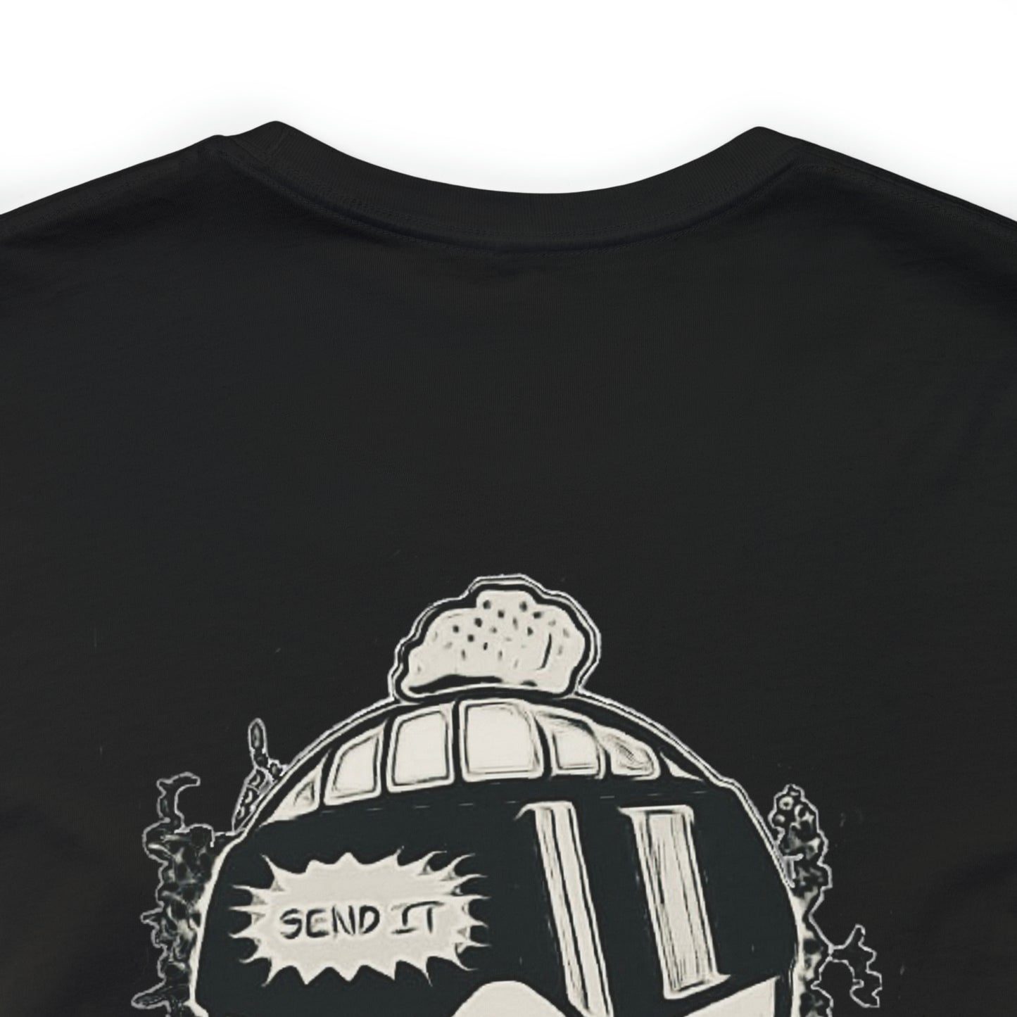 Skiing Short Sleeve B&W