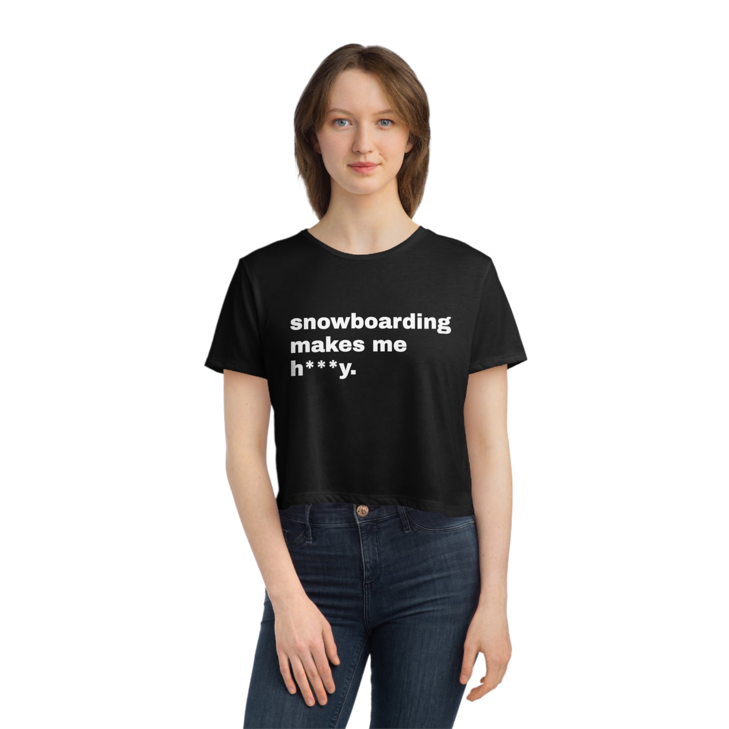 Snowboard Cropped Tee