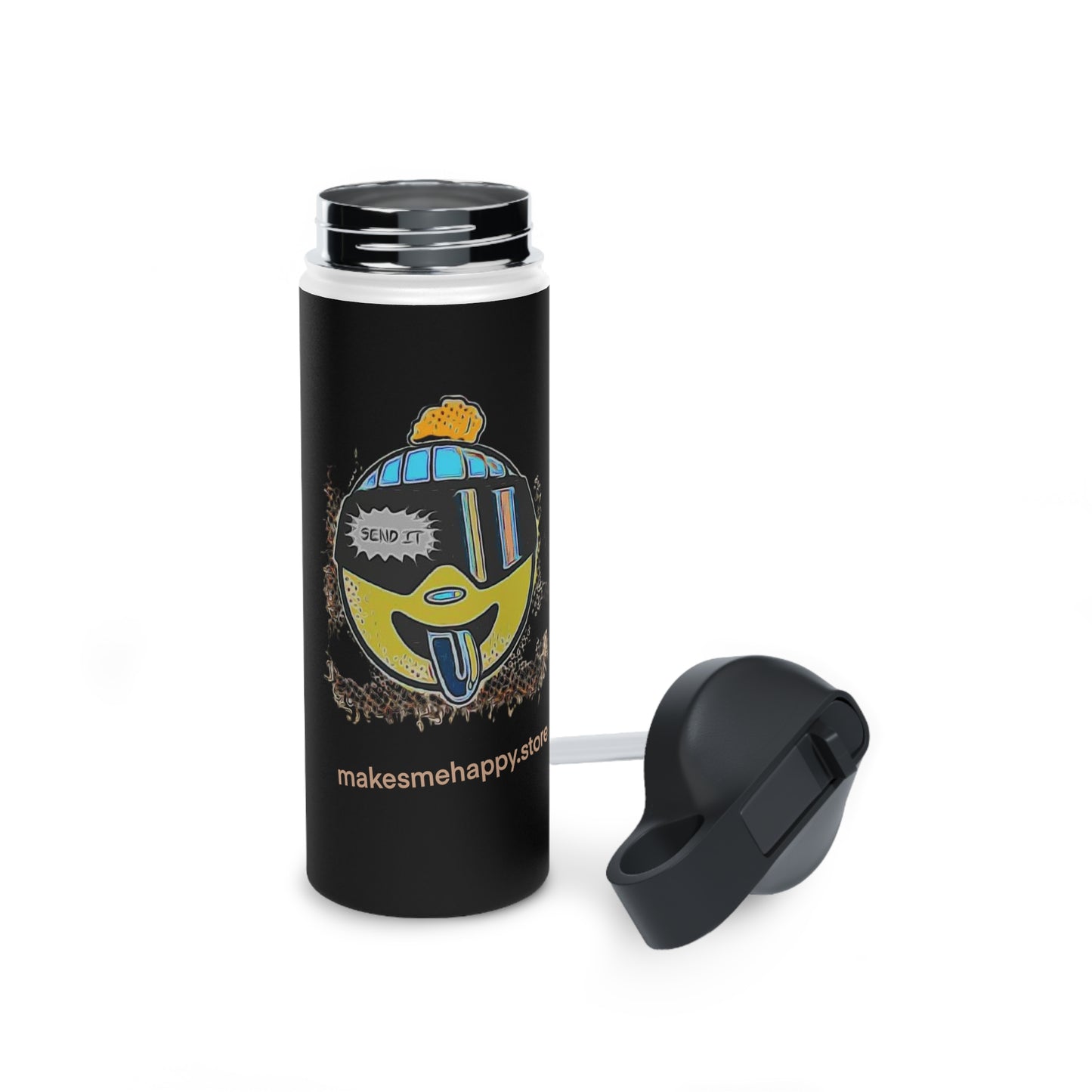 Stainless Steel Water Bottle, Standard Lid