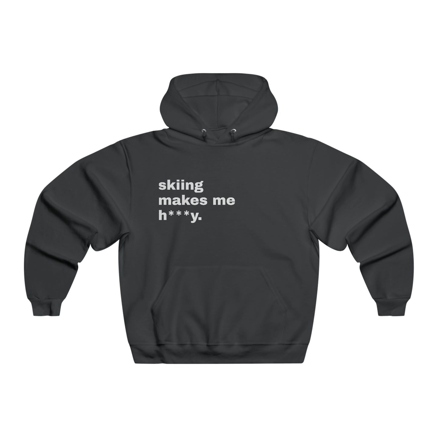 Skiing Hoodie B&W