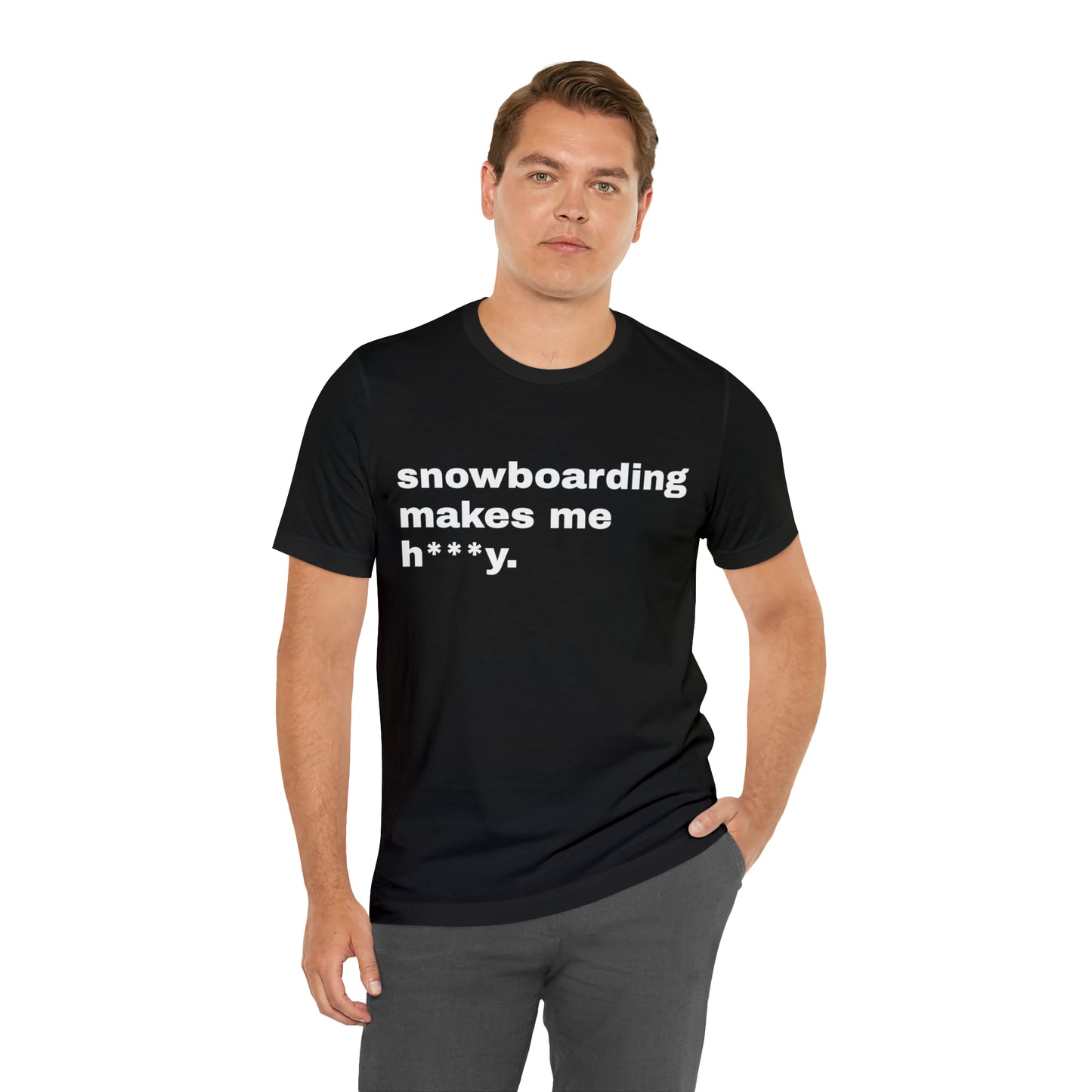 Snowboard Short Sleeve B&W