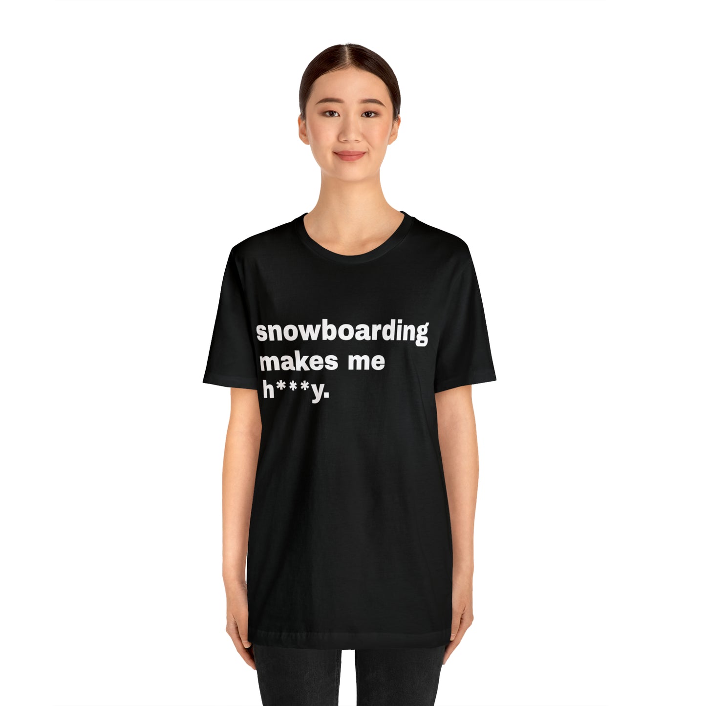 Snowboard Short Sleeve B&W