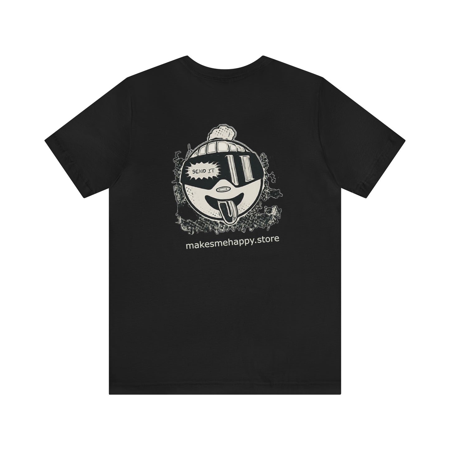 Skiing Short Sleeve B&W