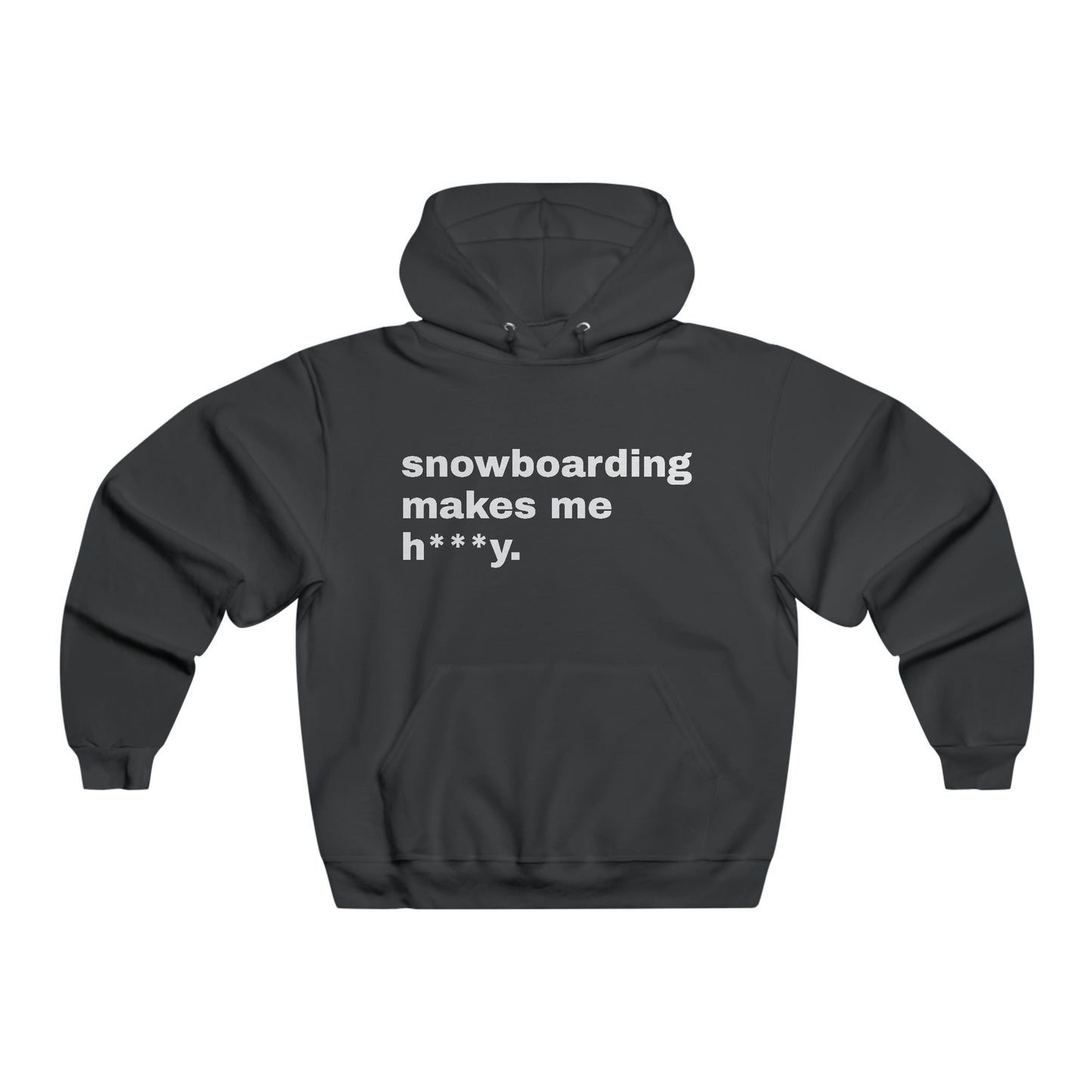 Snowboard Hoodie B&W
