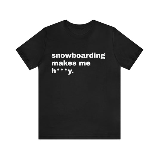Snowboard Short Sleeve B&W