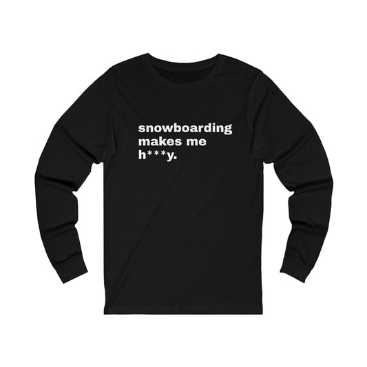 Snowboard Long Sleeve B&W