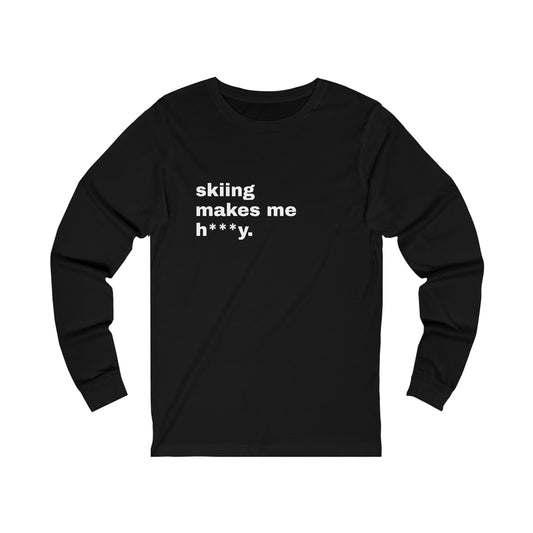 Skiing Long Sleeve B&W