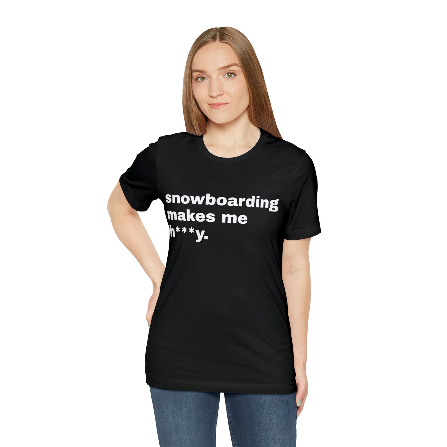 Snowboard Short Sleeve B&W